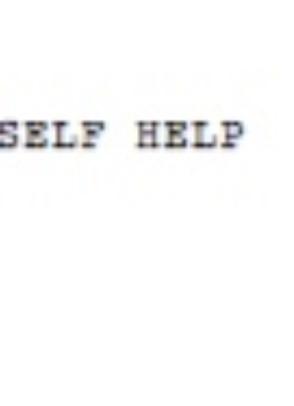 Self Help
